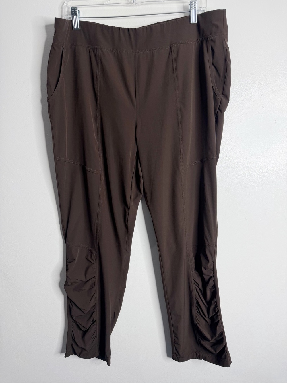 Chico’s‎ Zenergy Brown Wind Pant Pull On Size 2 Chico’s 2 Activewear Athleisure